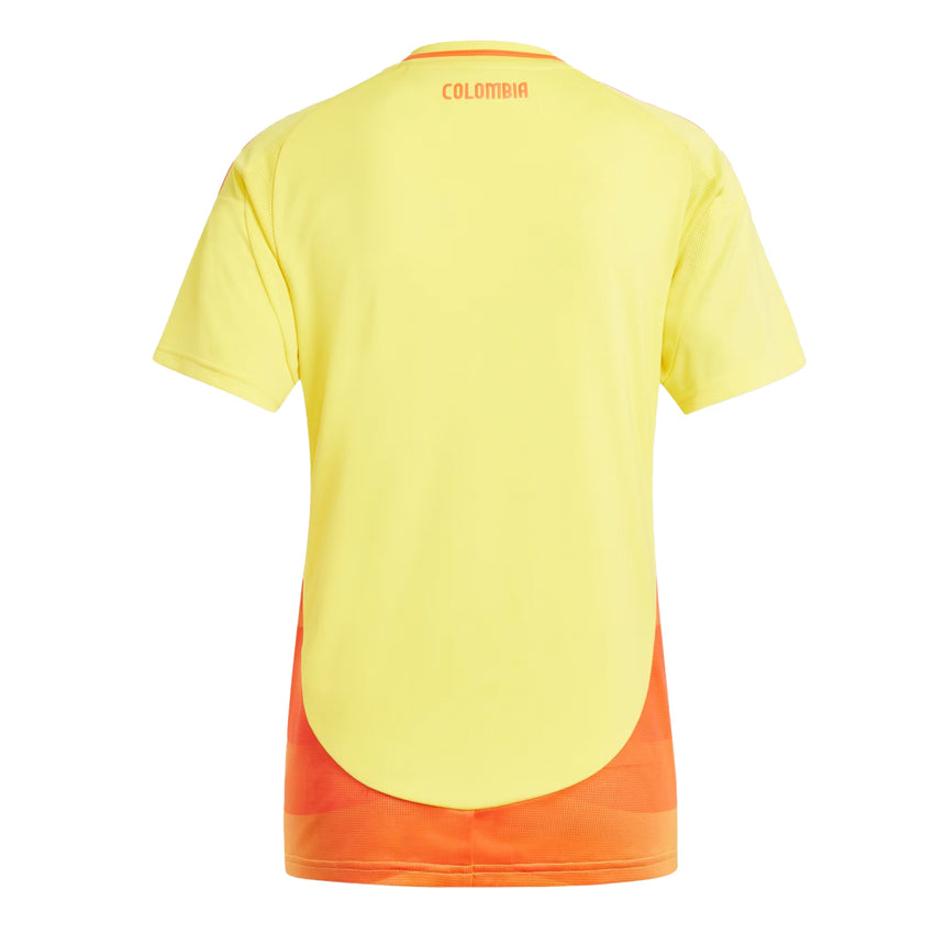 adidas Women's Colombia 2024/25 Home Jersey Yellow Back
