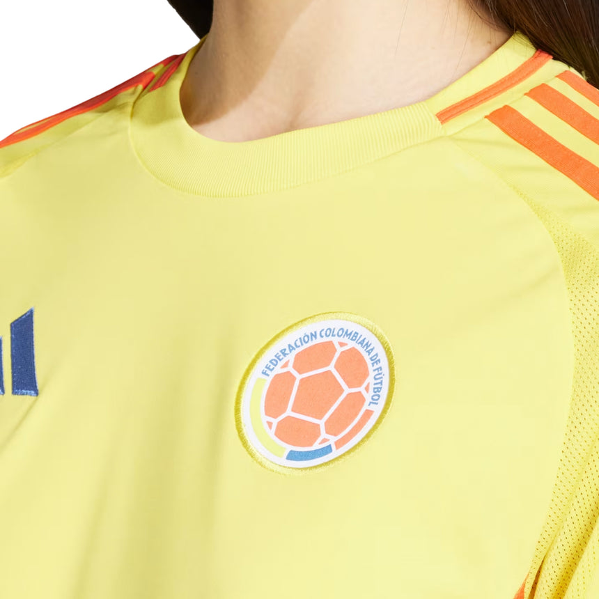 adidas Women's Colombia 2024/25 Home Jersey Yellow Crest