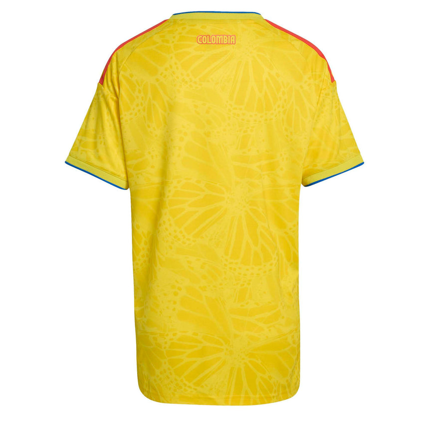 adidas Women's Colombia World Cup 2026 Home Jersey Yellow Back