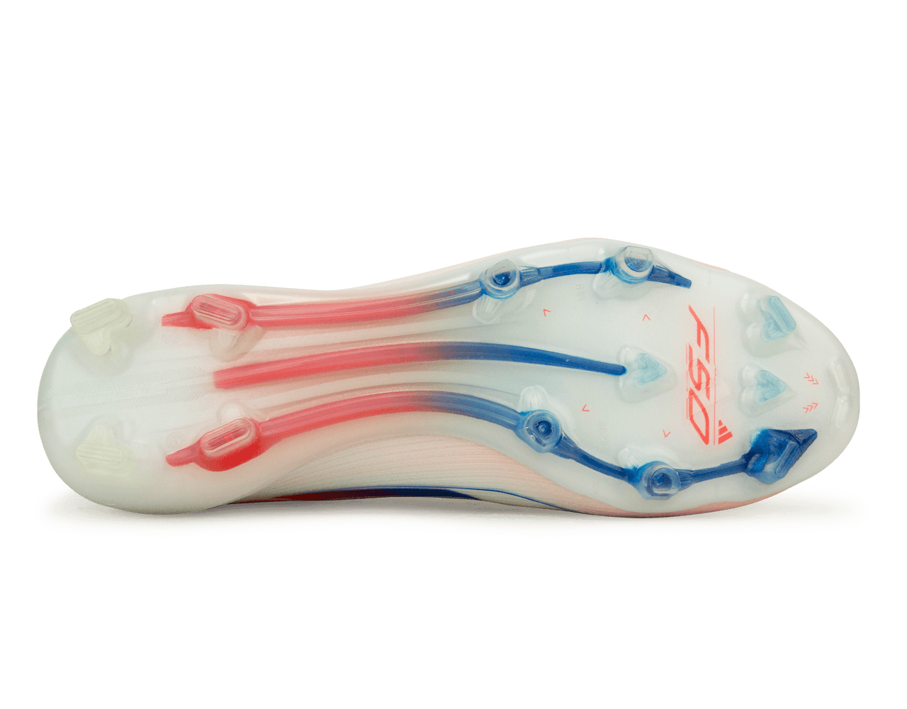 adidas Women's F50 Elite Mid FG White/Lucid Blue Sole