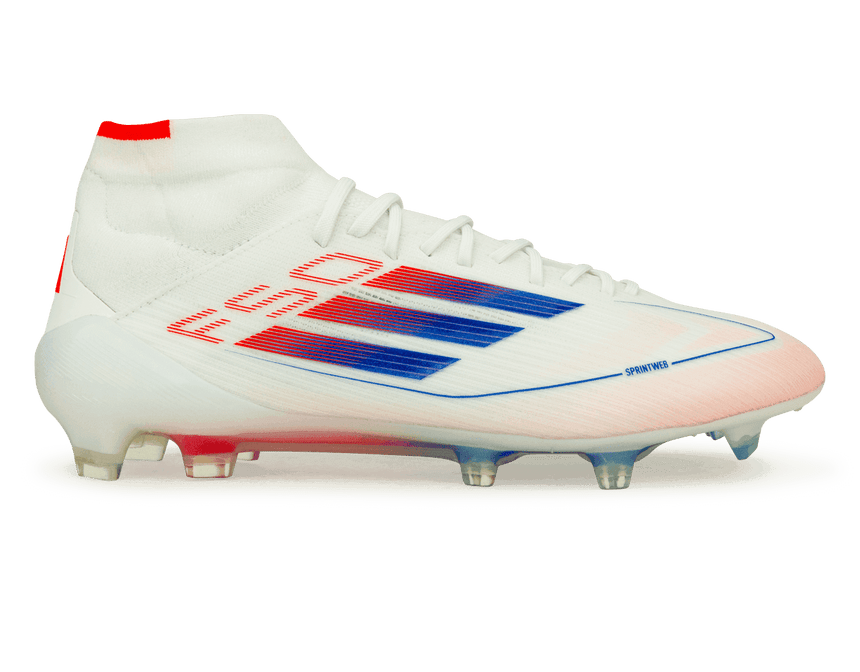 adidas Women's F50 Elite Mid FG White/Lucid Blue