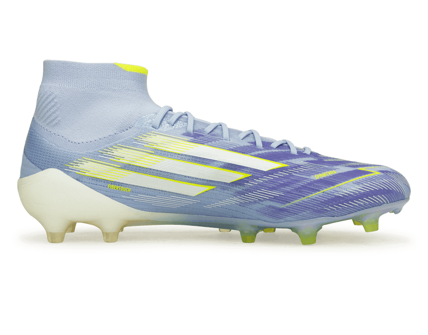 adidas Women's F50 Sparkfusion Elite Mid FG/AG Violet/Lemon/Purple Side