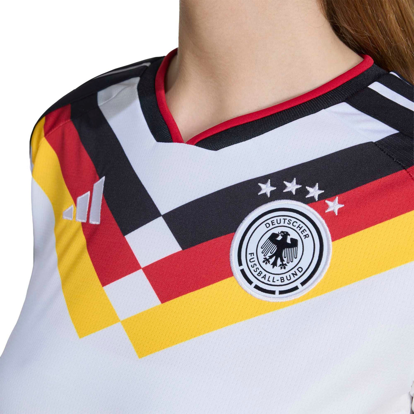 adidas Women's Germany World Cup 2026 Home Jersey White Crest