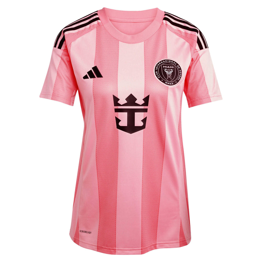 adidas Women's Inter Miami 2025/26 Home Jersey w/ Messi #10 Printing Front
