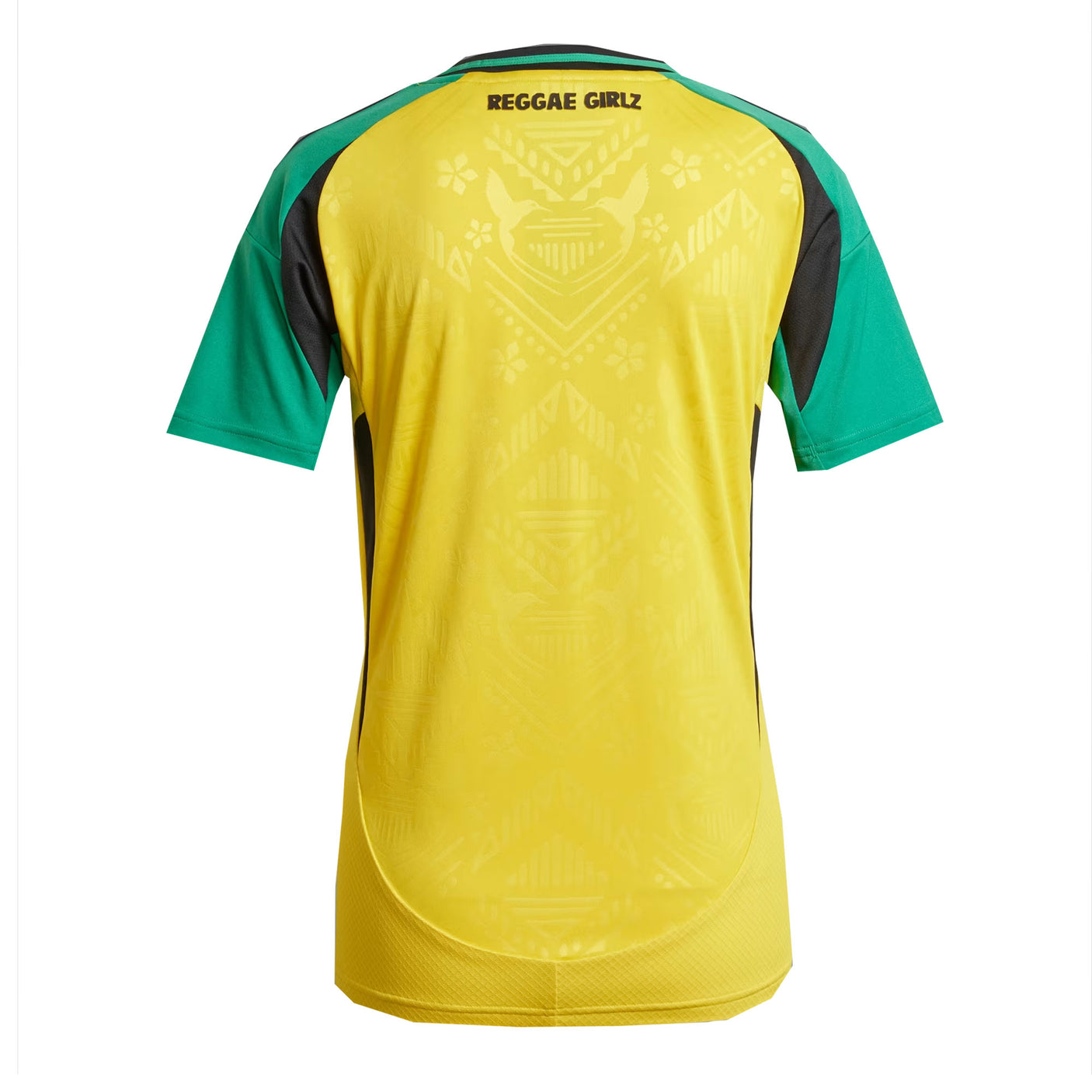 adidas Women's Jamaica 2024/25 Home Jersey Yellow/Green Back