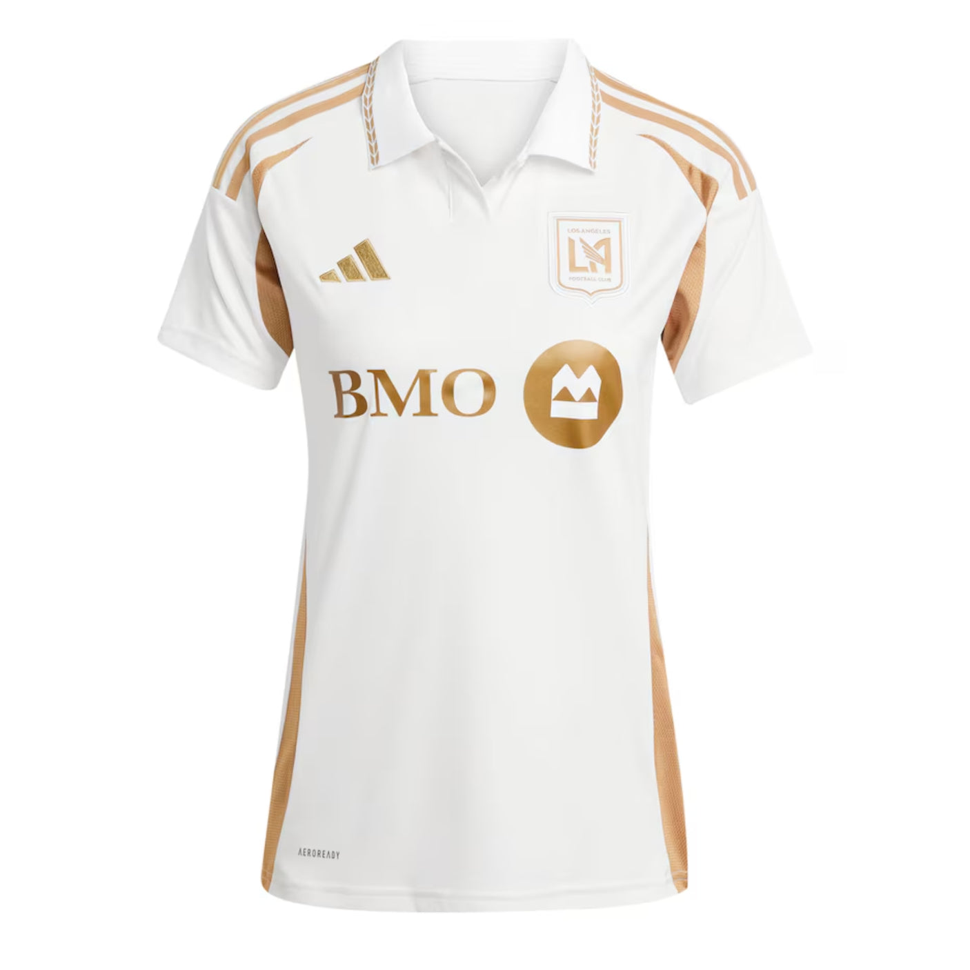 adidas Women's LAFC 2025/26 Away Jersey White/Gold Front