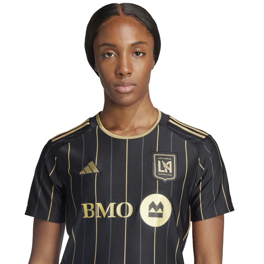 adidas Women's LAFC 2025/26 Home Jersey Black/Gold Model