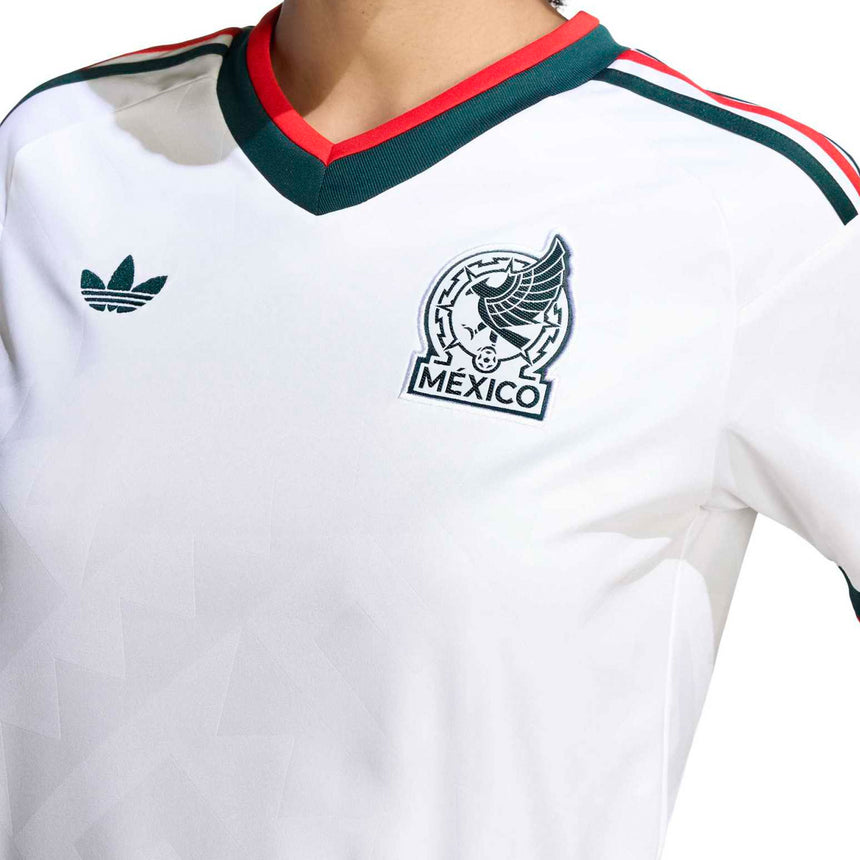 adidas Women's Mexico World Cup 2026 Away Jersey White Crest