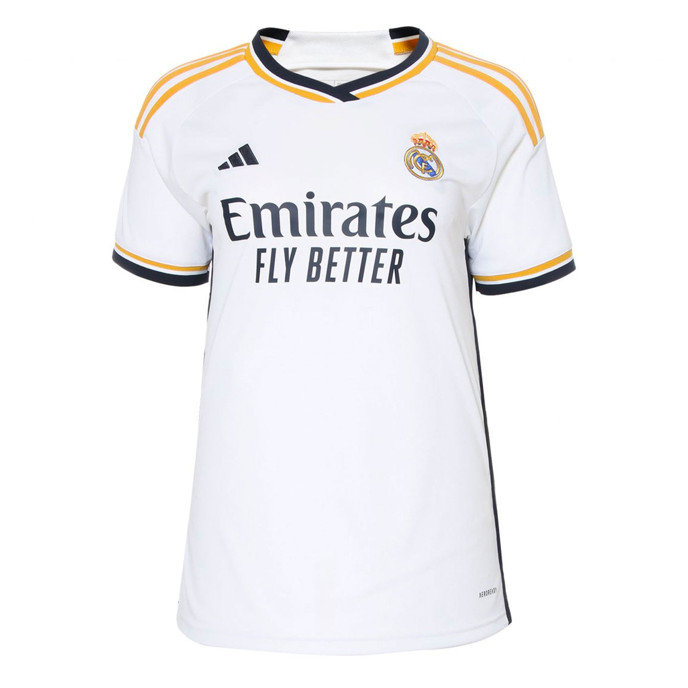 adidas Women's Real Madrid 2023/24 Home Jersey White/Black Front