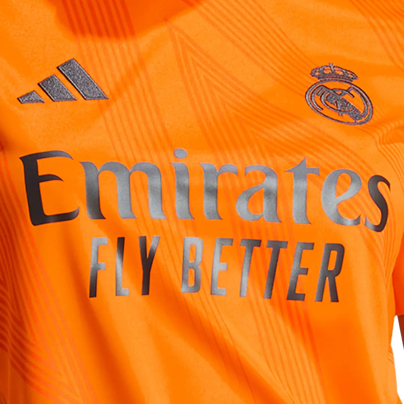 adidas Women's Real Madrid 2024/25 Away Jersey Orange/Black Crest