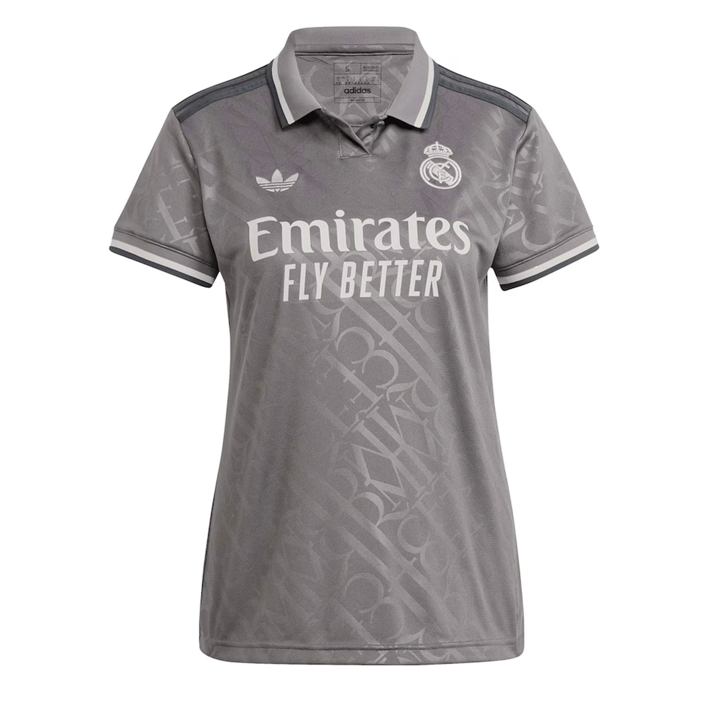 adidas Women's Real Madrid 2024/25 Third Jersey Charcoal Front