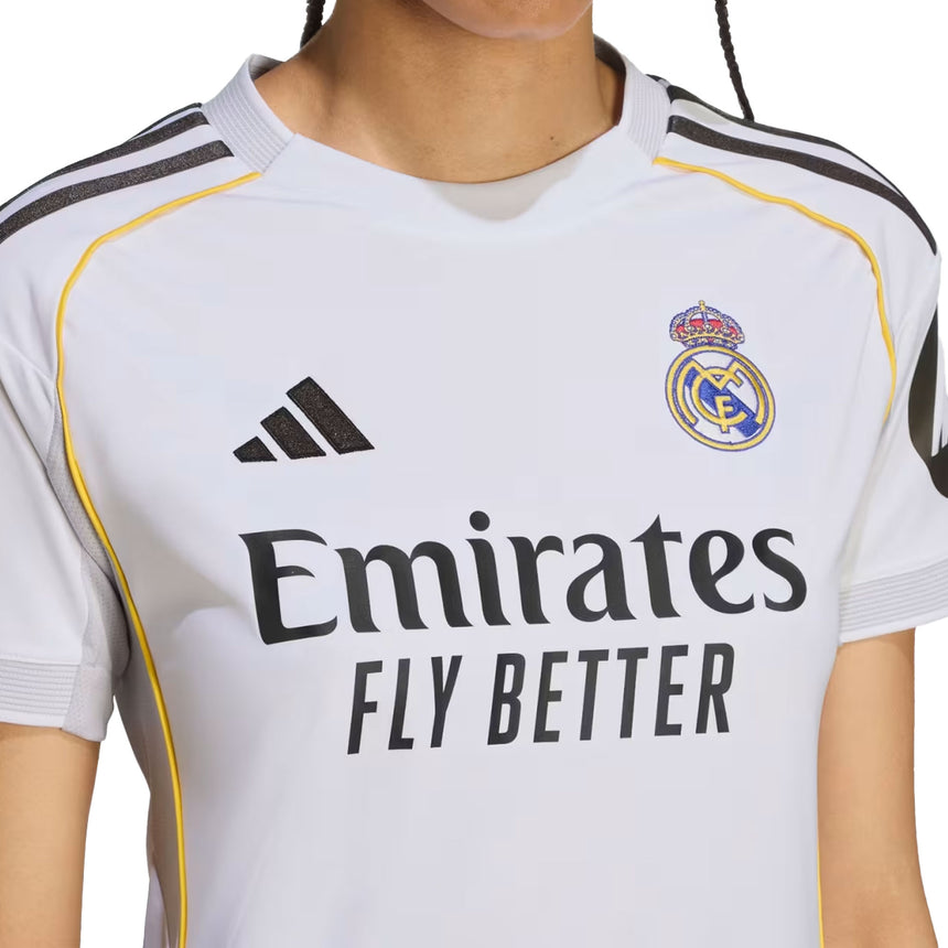 adidas Women's Real Madrid 2025/26 Home Jersey White Crest