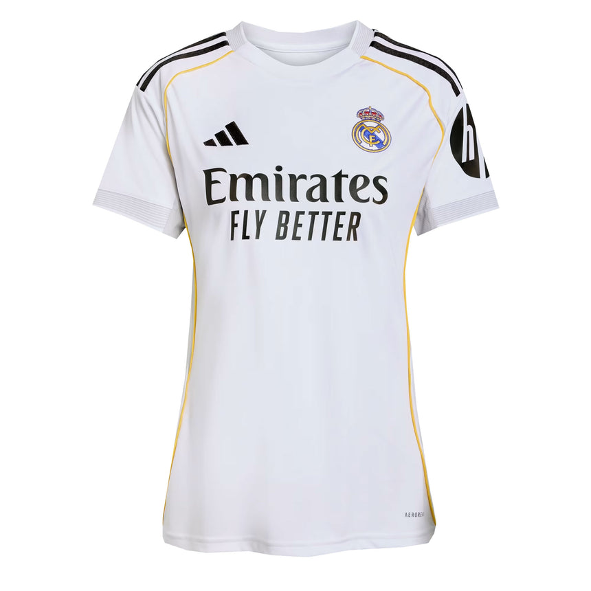 adidas Women's Real Madrid 2025/26 Home Jersey White Front