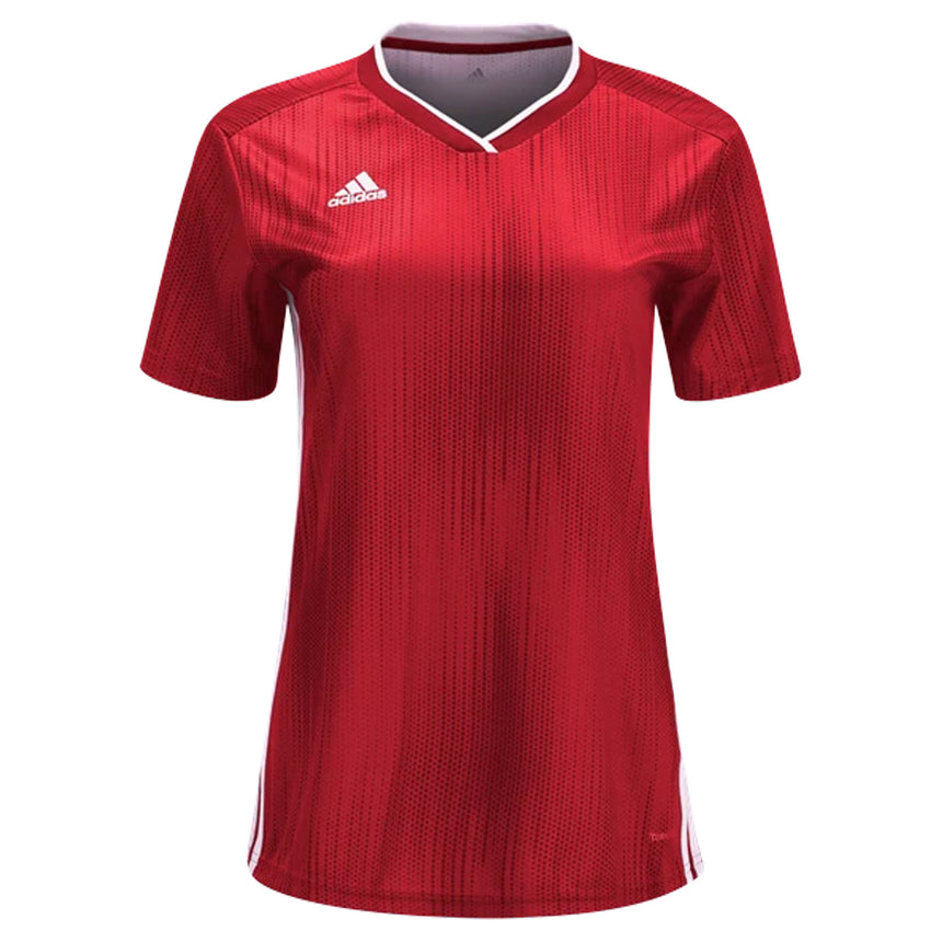 adidas Women's Tiro 19 Jersey Red/White Front
