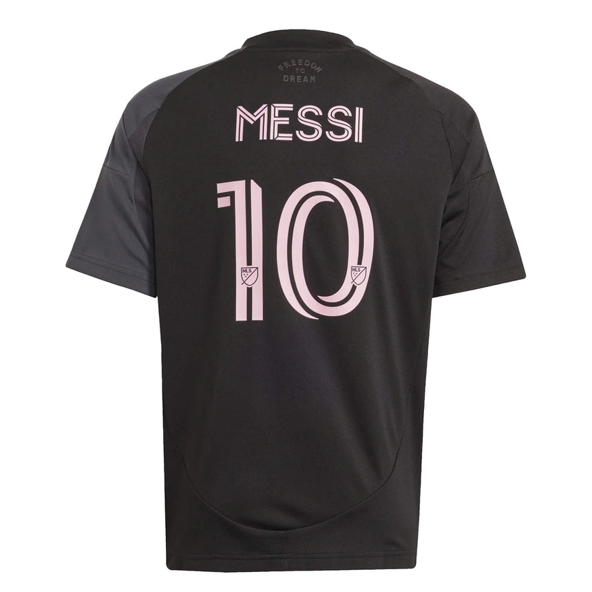 adidas Kids Inter Miami 2025/26 Away Jersey w/ Messi #10 Printing Back