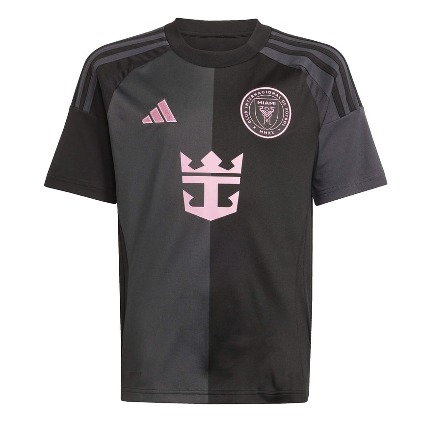 adidas Kids Inter Miami 2025/26 Away Jersey w/ Messi #10 Printing Front