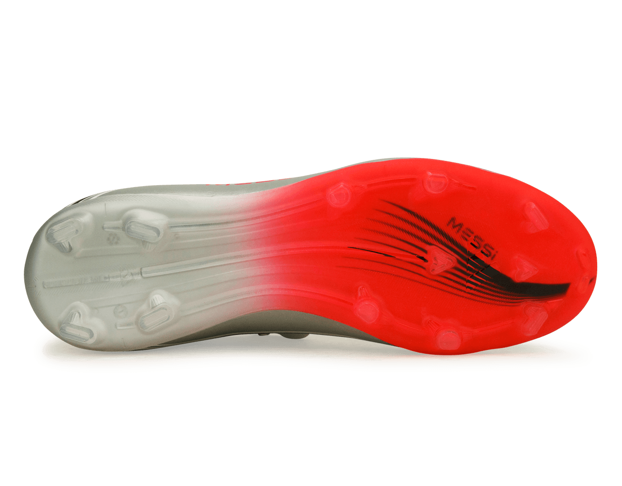 adidas Kids F50 Elite Messi FG White/Red/Silver Sole