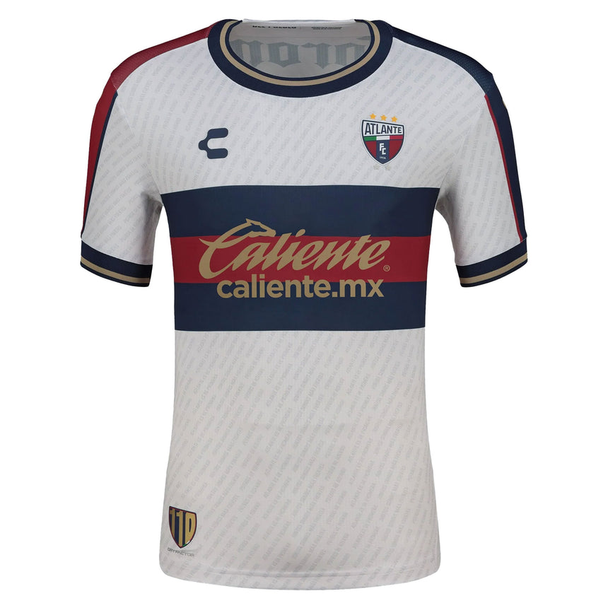 Charly Atlante Men's Away Authentic 2026/27 Jersey Grey/Black Front