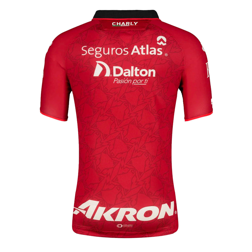 Charly Men's Atlas 2023/24 Away Jersey Red/Black Back