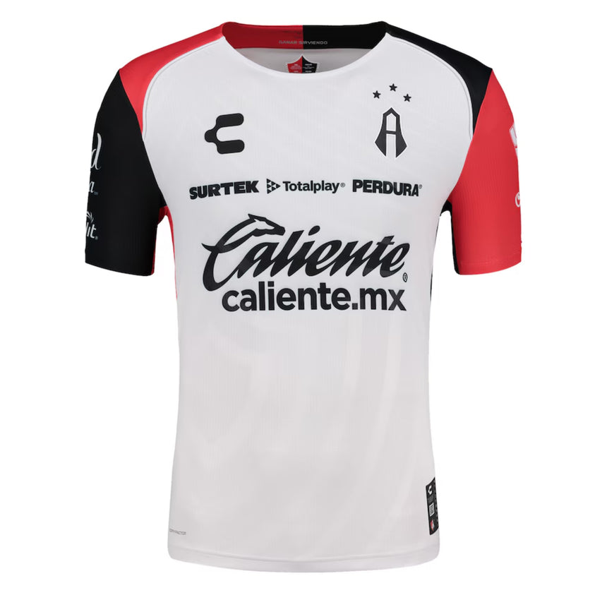 Charly Men's Atlas 2024/25 Authentic Away Jersey White/Red Front