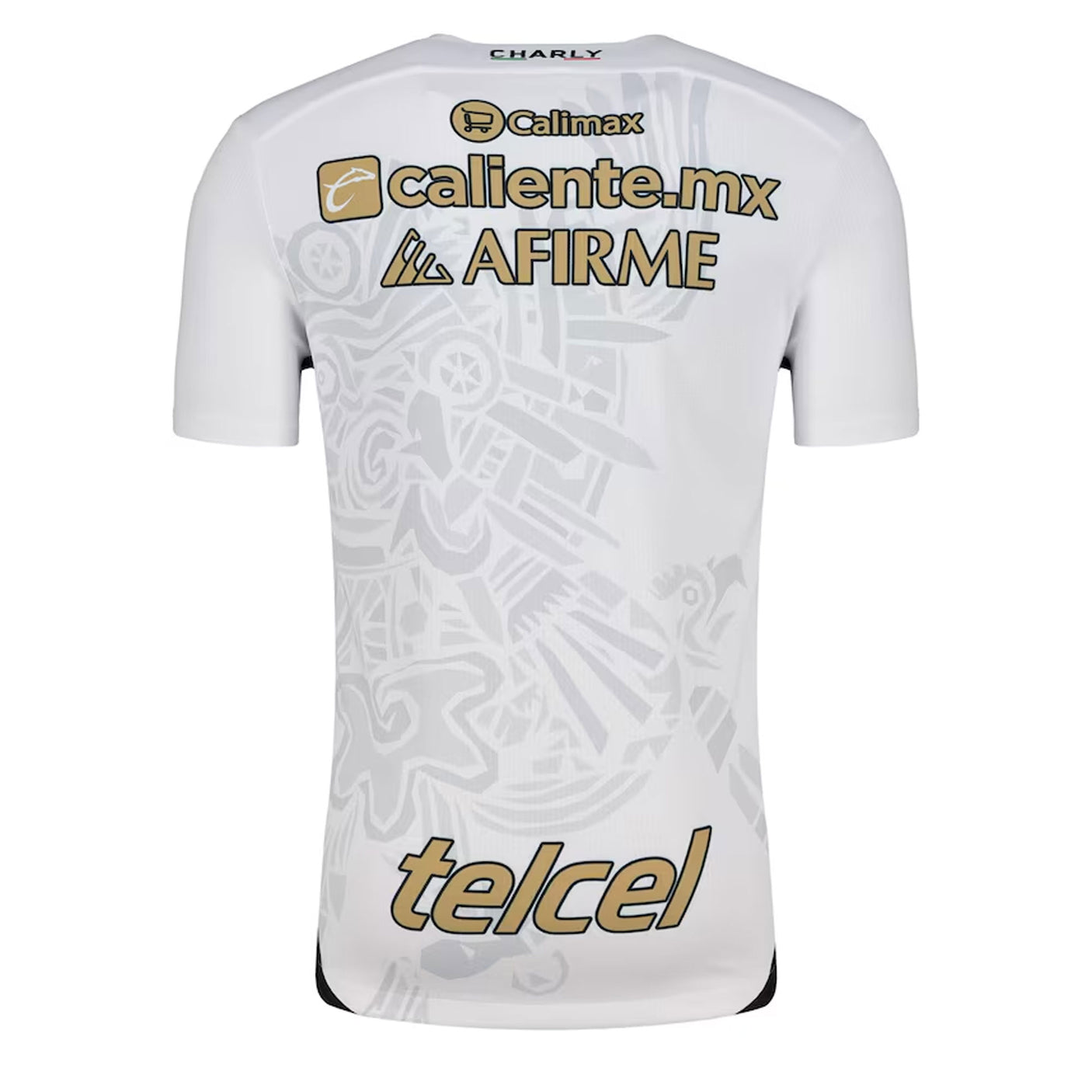 Charly Men's Xolos De Tijuana 2024/25 Authentic Away Jersey White/Gold Back