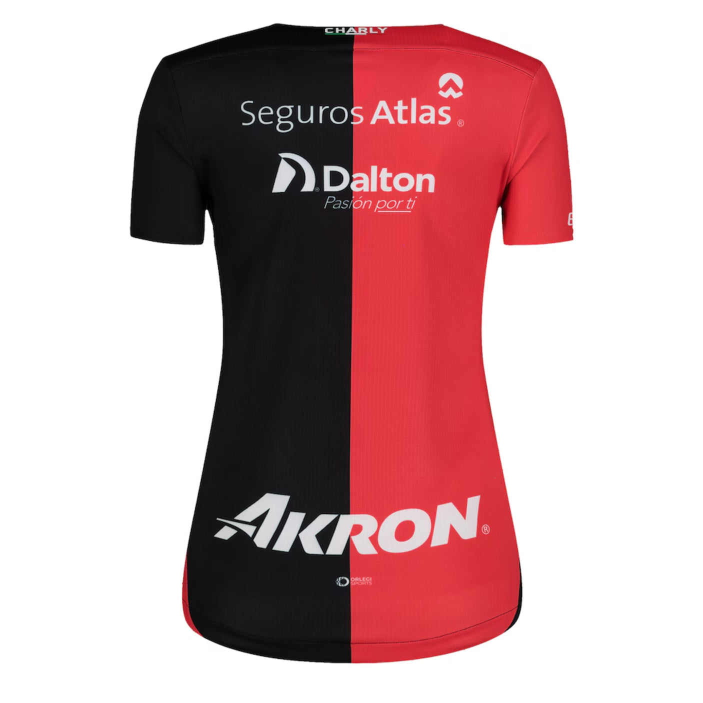 Charly Women's Atlas 2024/25 Authentic Home Jersey Red/Black Back