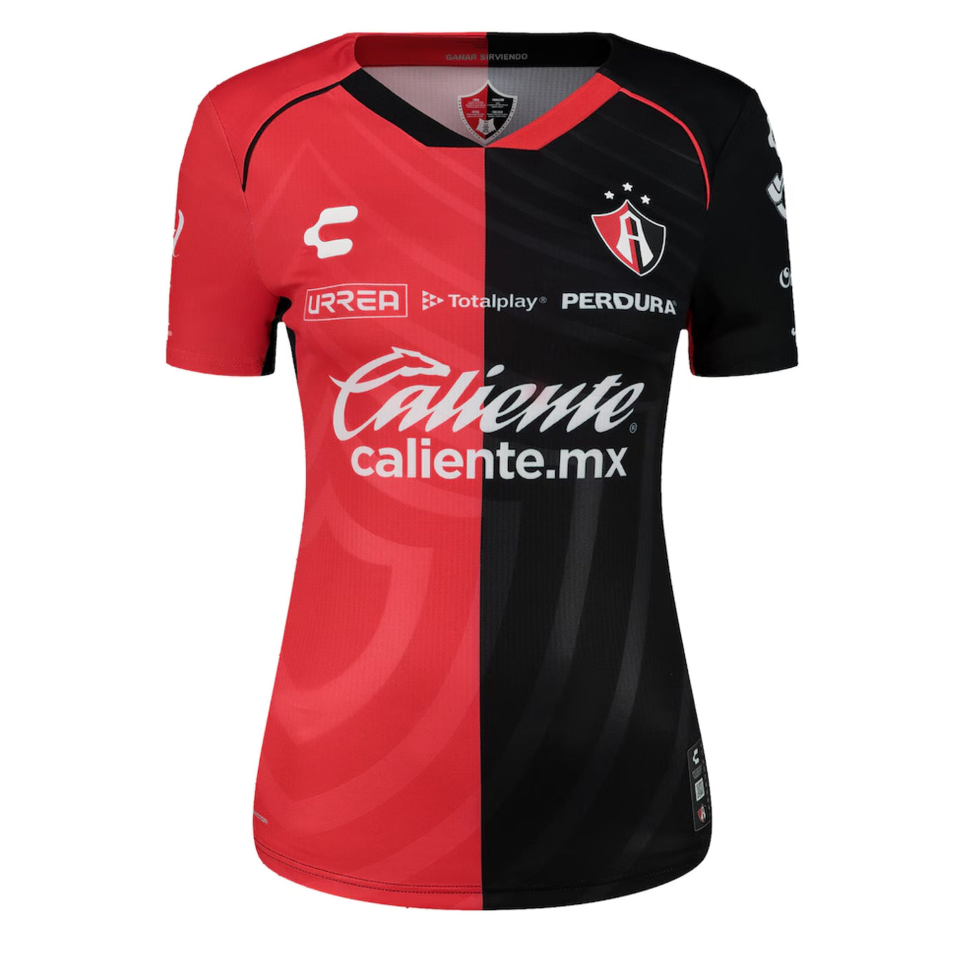 Charly Women's Atlas 2024/25 Authentic Home Jersey Red/Black Front