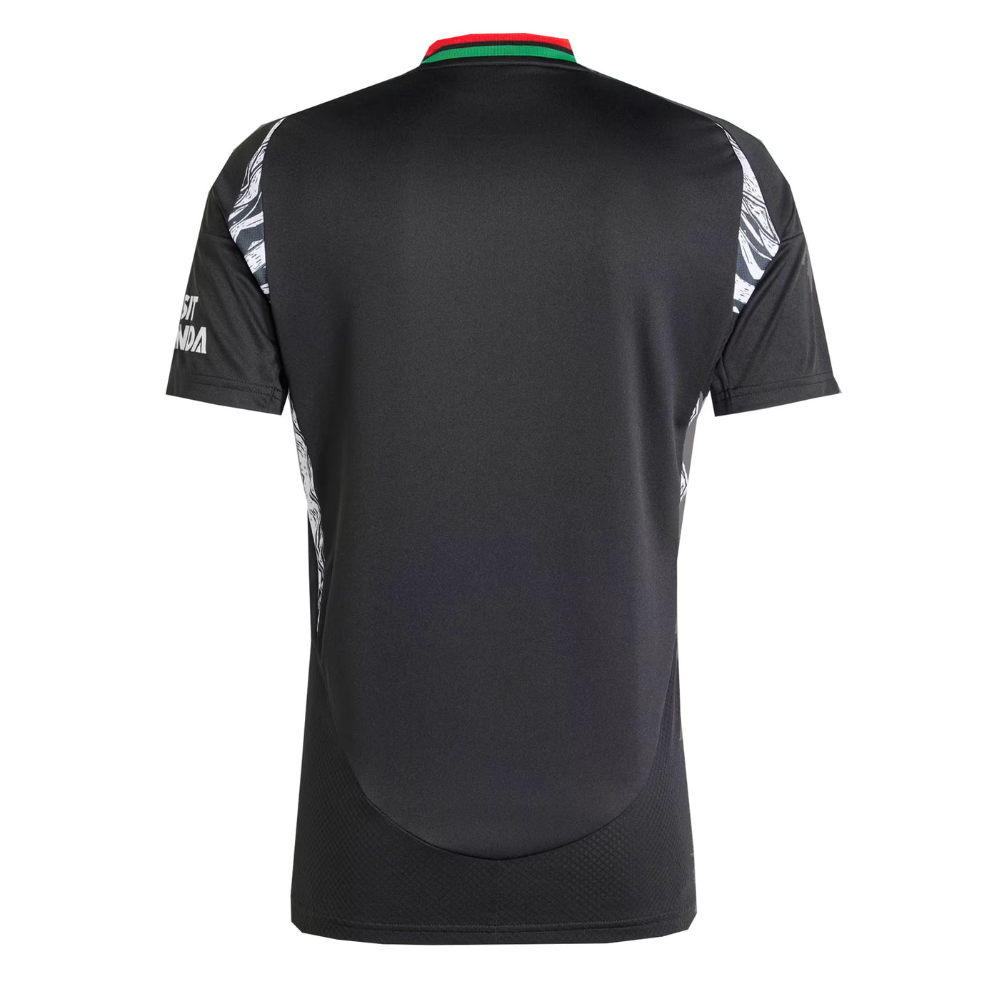 adidas Men's Arsenal 2024/25 Authentic Away Jersey Black/Green Back