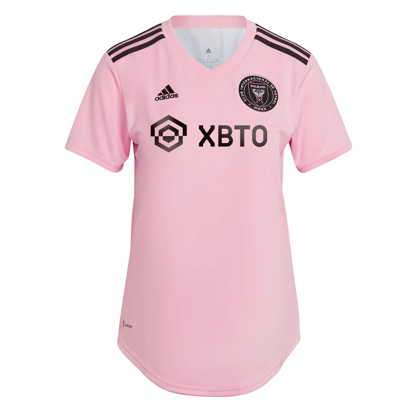 adidas Women's Inter Miami 2022/23 Home Jersey Pink/Black Front