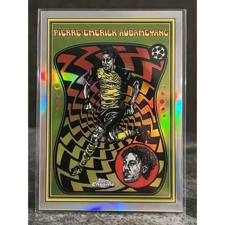 2025-26 Topps Chrome UEFA UCC Pierre-Emerick Aubameyang Ultra Violet All Stars