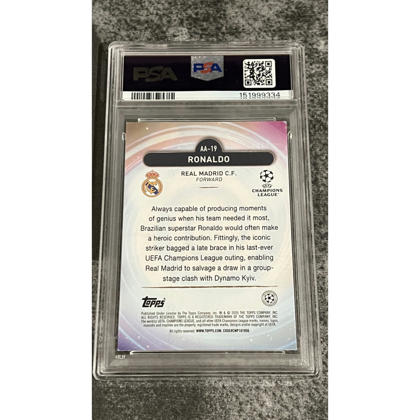 2024-25 Topps Merlin UCC Ronaldo Ageless Alchemy Real Madrid C.F. 08/10