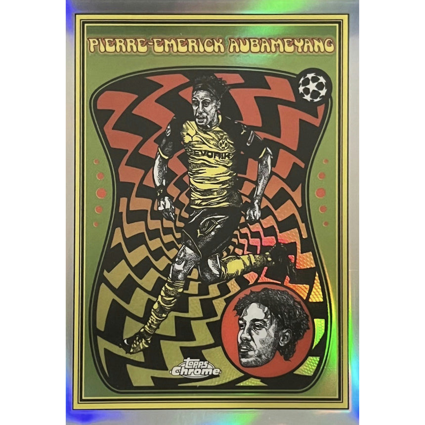 2025-26 Topps Chrome UEFA UCC Pierre-Emerick Aubameyang Ultra Violet All Stars