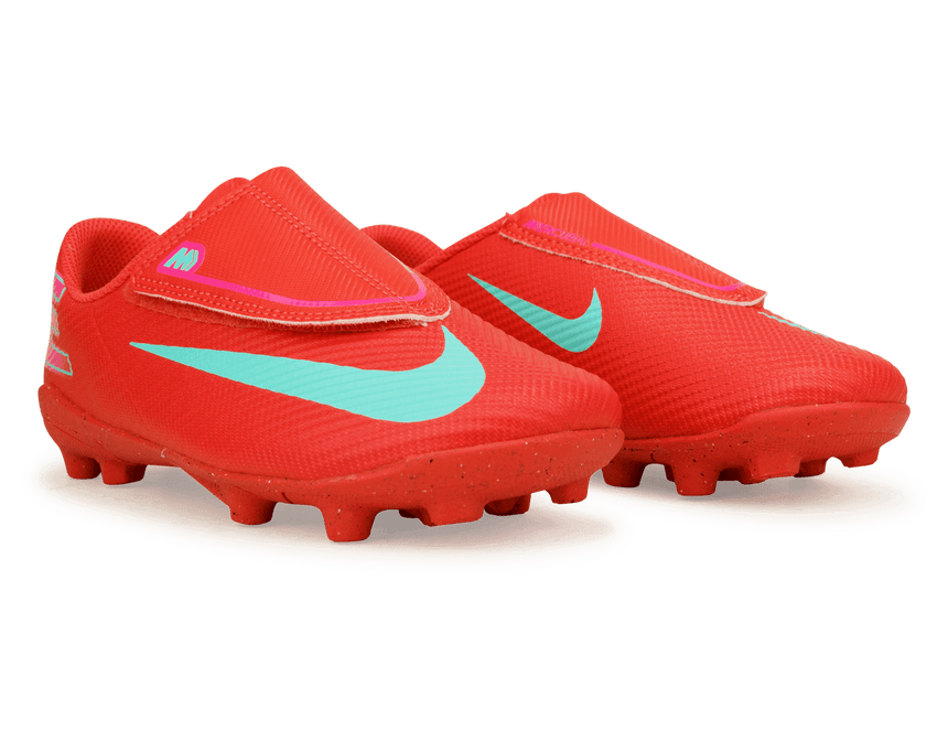 Nike Kids Zoom Mercurial Vapor 16 Club MG PS (V) Ember Glow/Aurora Green Together