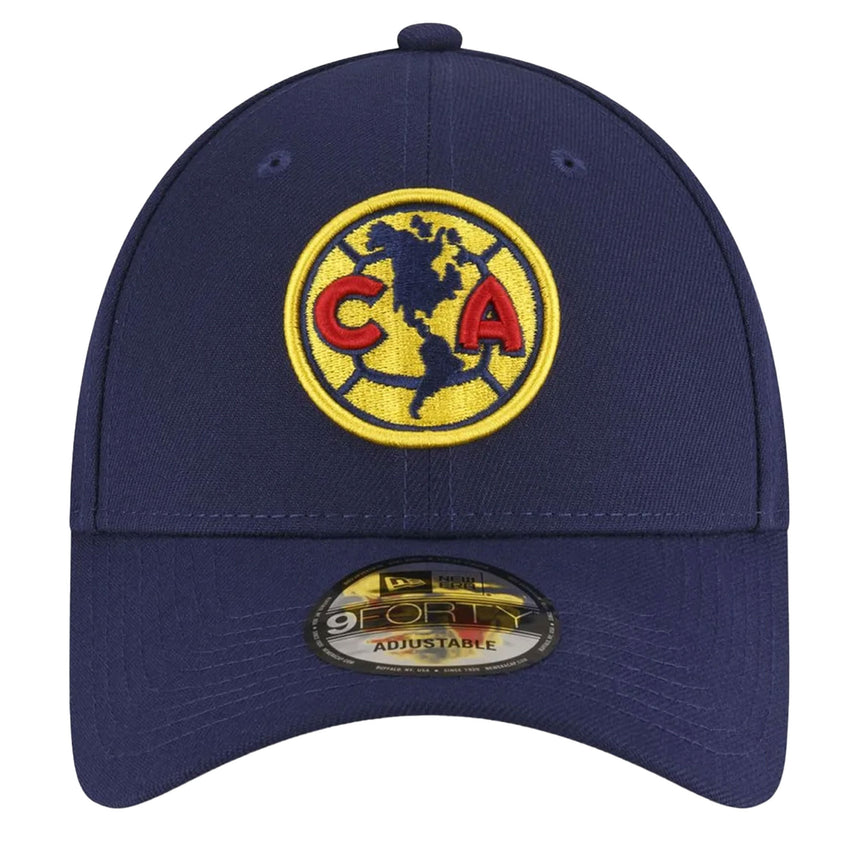 New Era Club America 9Forty Adjustable Snapback Cap Navy Front