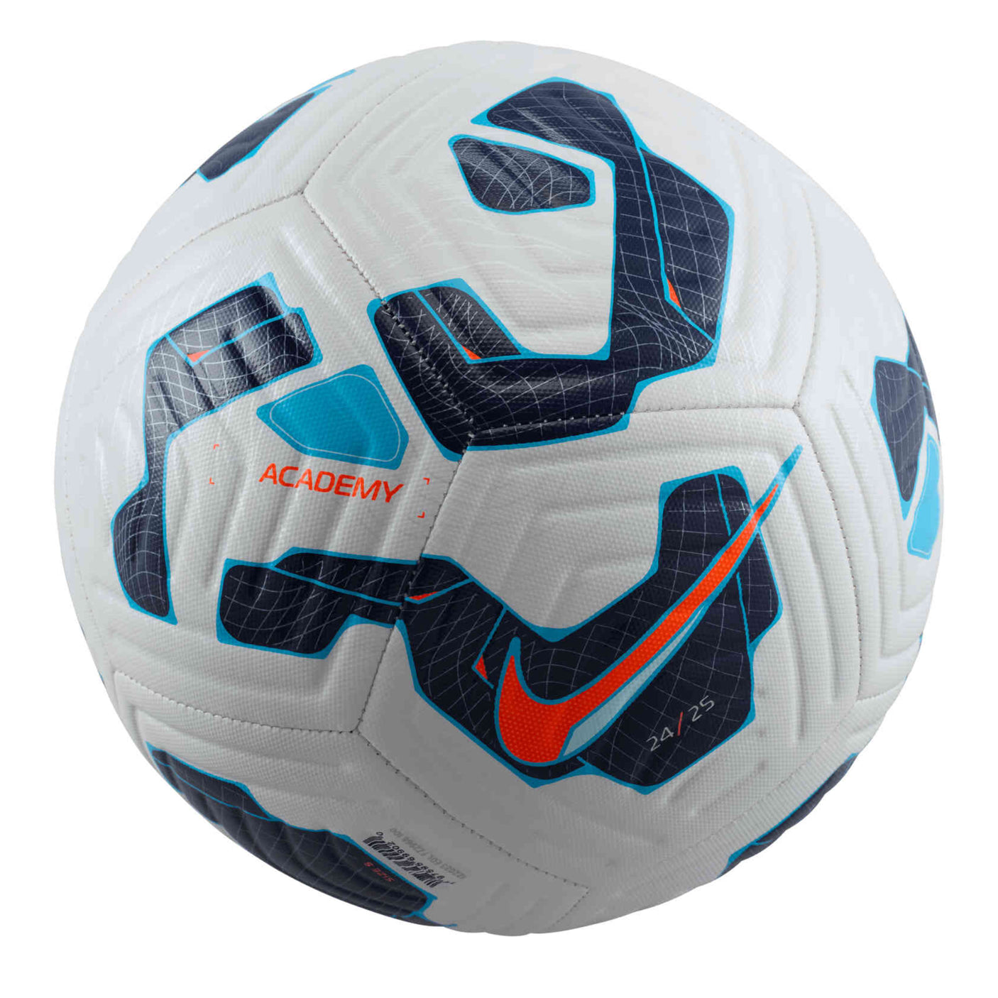 Nike Academy Ball White/Blackened Blue Front