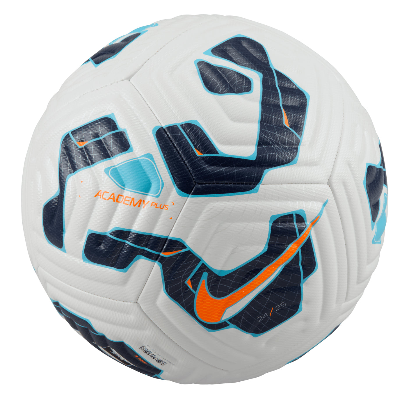 Nike Academy Plus Ball White/Blackened Blue Front