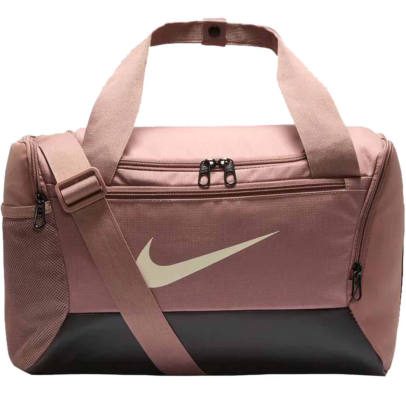 Nike Brasilia 9.5 Duffel Bag Smokey Mauve/Black Front