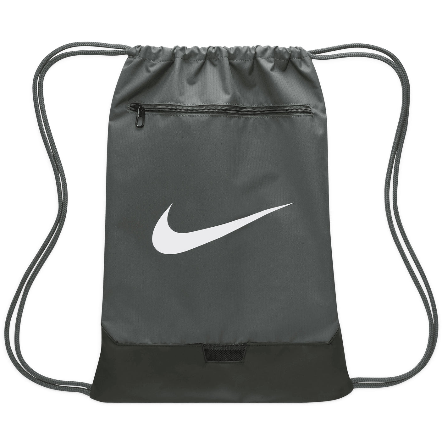 Nike Brasilia 9.5 Training Gym Sack Iron Grey Front