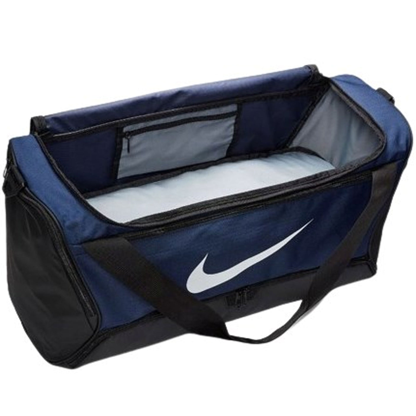 Nike Brasilia Duffel Bag Midnight Navy/Black Inside
