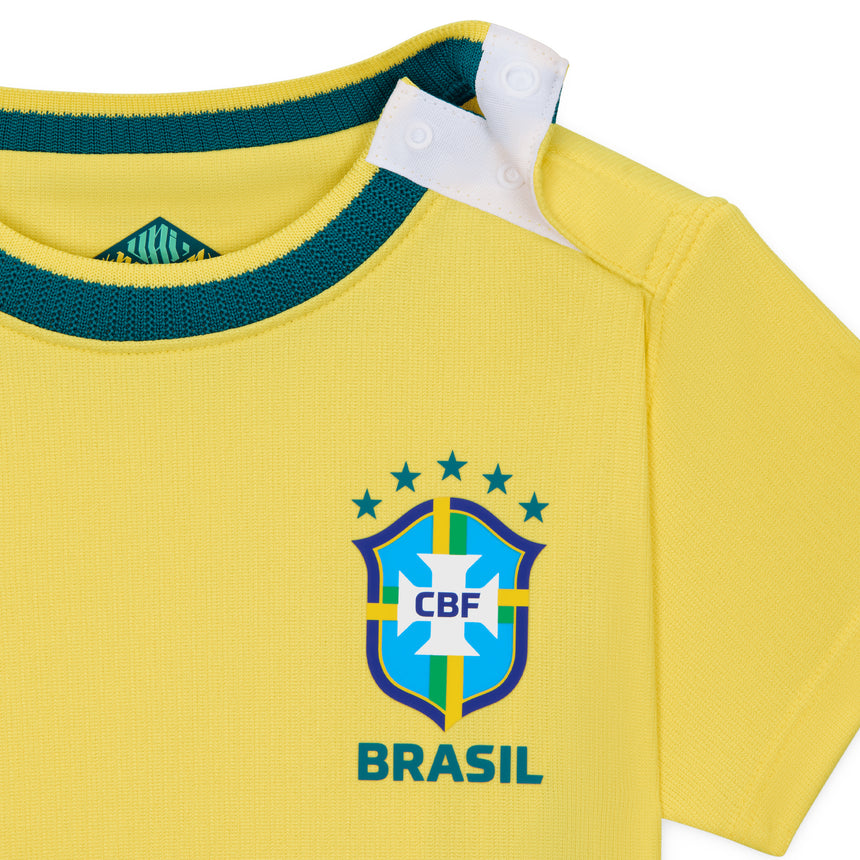 Nike Brazil Baby Home Minikit Yellow Crest