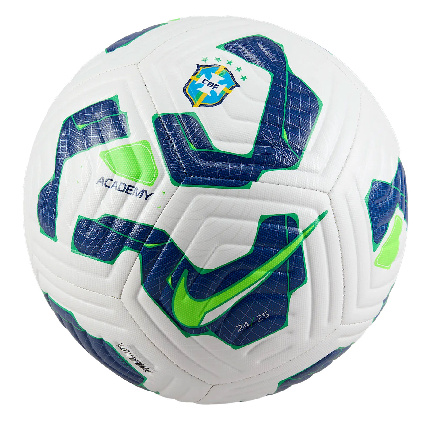 Nike CBF Brasil 2024/25 Academy Ball White/Green/Blue Front