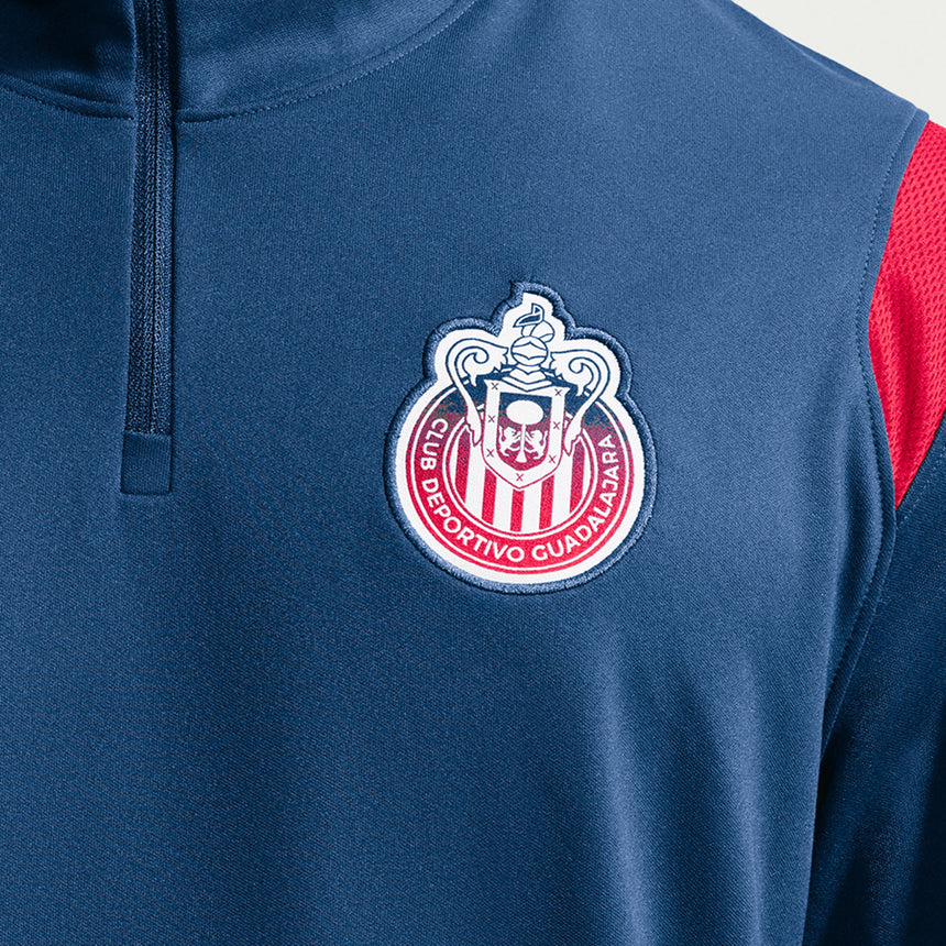 Nike Chivas De Guadalajara Men's 2026/27 Drill Top Blue Crest