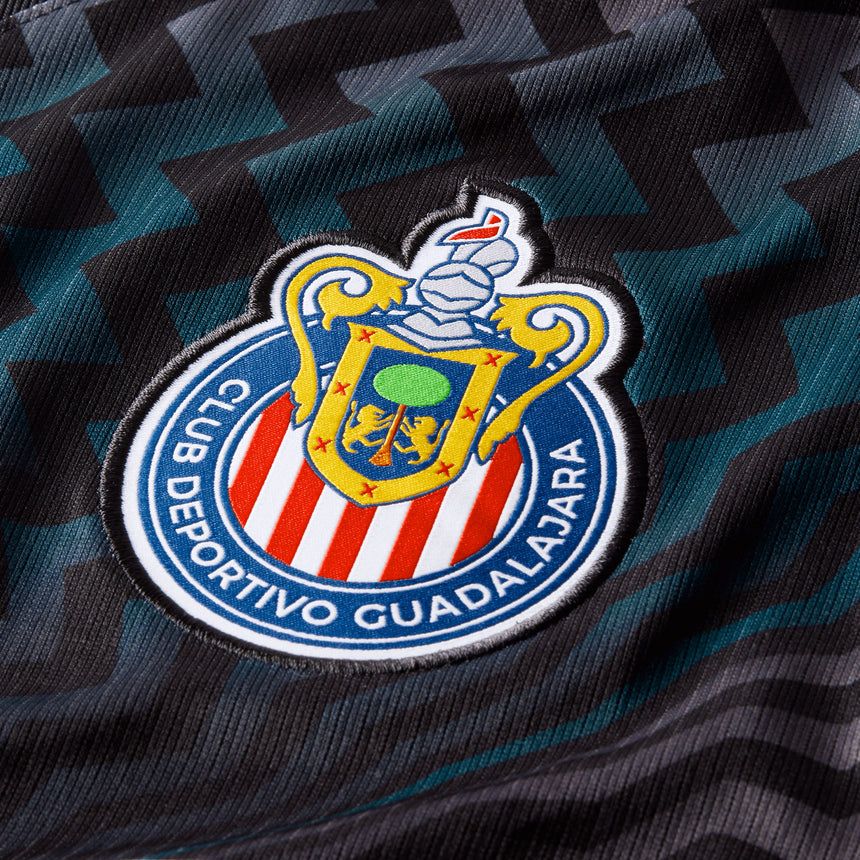 Nike Chivas De Guadalajara Men's Goalkeeper 2026/27 Jersey Black/White Crest