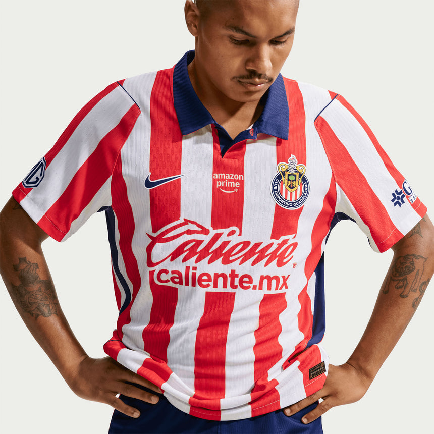 Nike Chivas De Guadalajara Men's Home Authentic 2026/27 Jersey White/Red Model