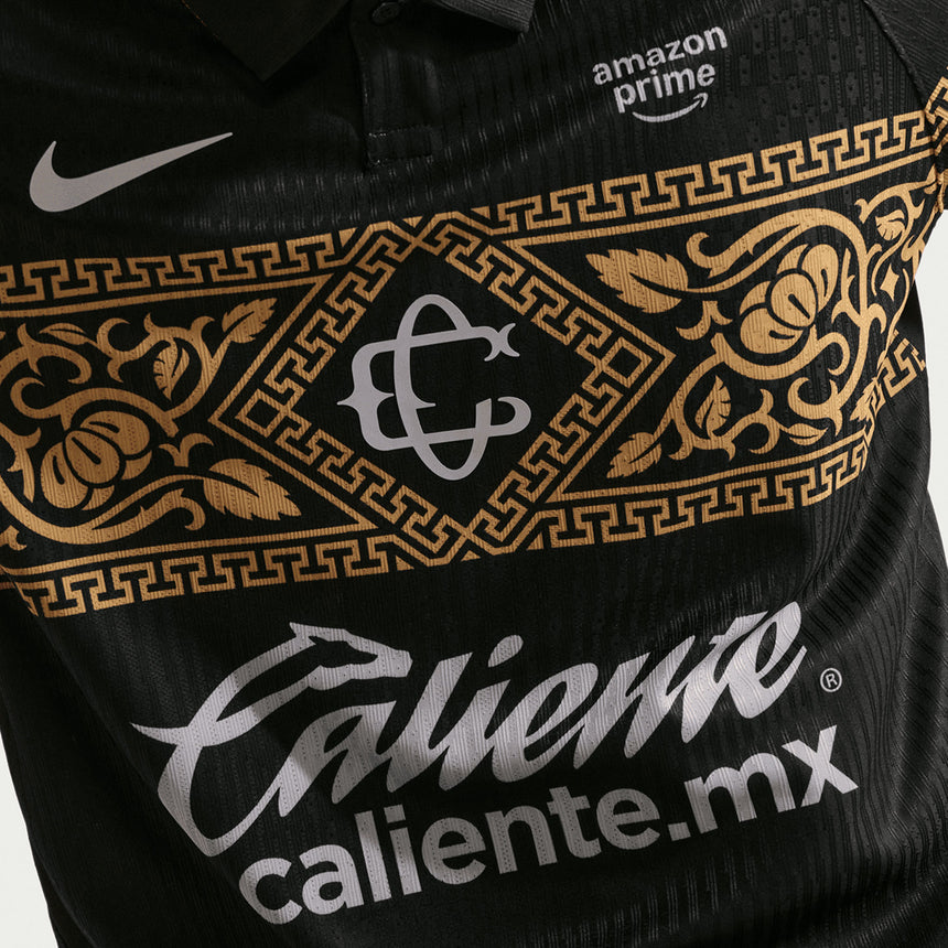 Nike Chivas De Guadalajara Men's Third Authentic 2026/27 Jersey Black/Gold Crest