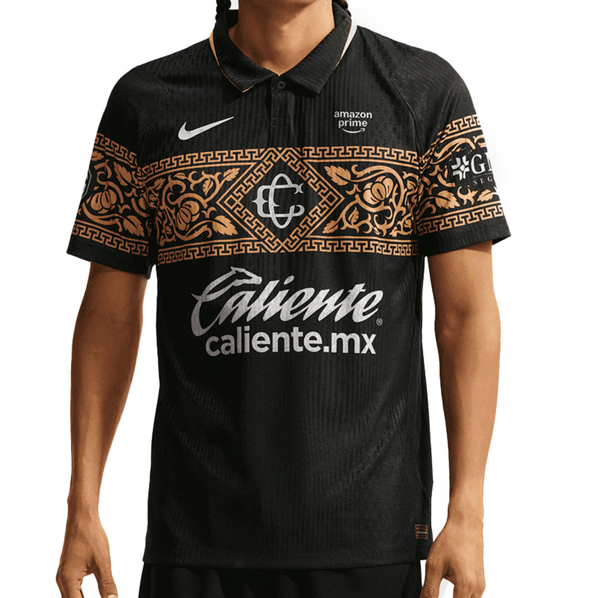 Nike Chivas De Guadalajara Men's Third Authentic 2026/27 Jersey Black/Gold Front