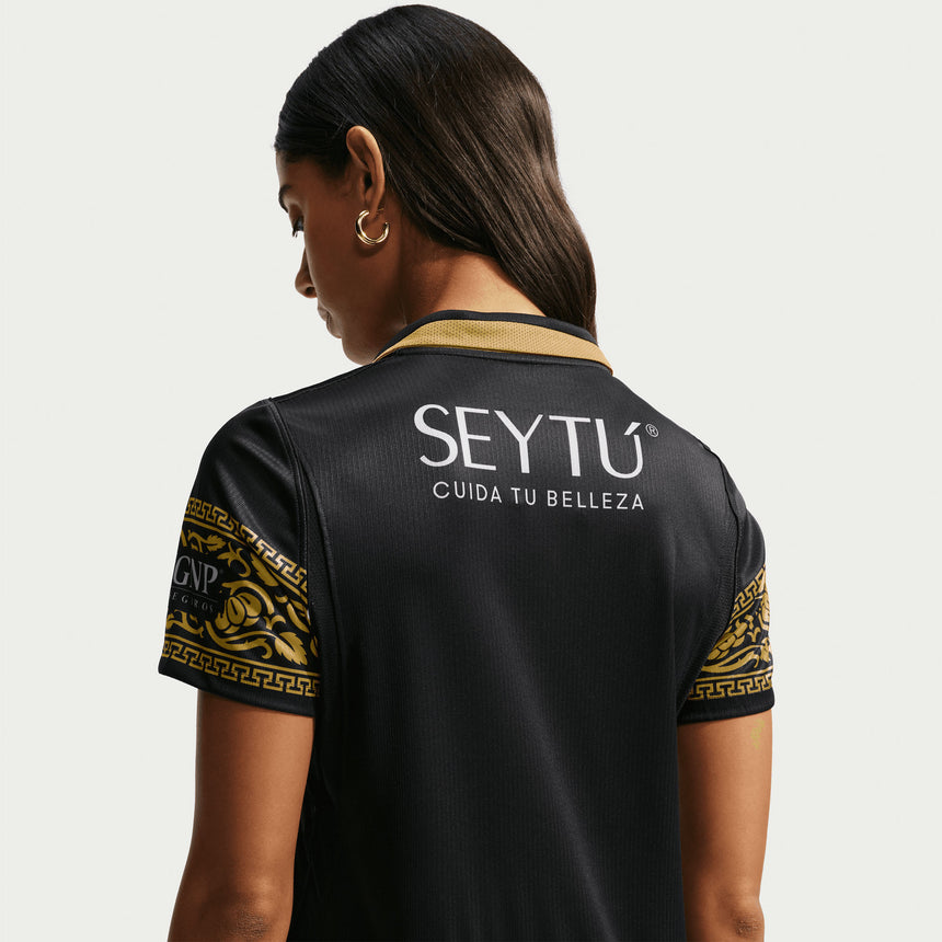 Nike Chivas De Guadalajara Women's Third Stadium 2026/27 Jersey Black/Silver Neck