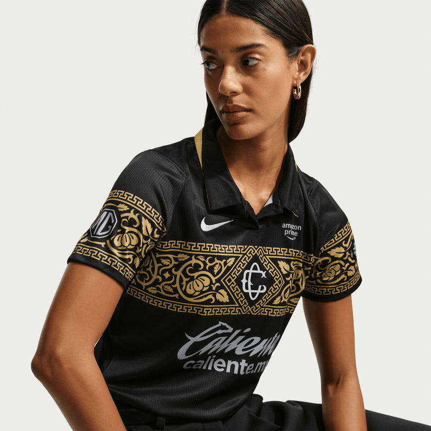 Nike Chivas De Guadalajara Women's Third Stadium 2026/27 Jersey Black/Silver Model