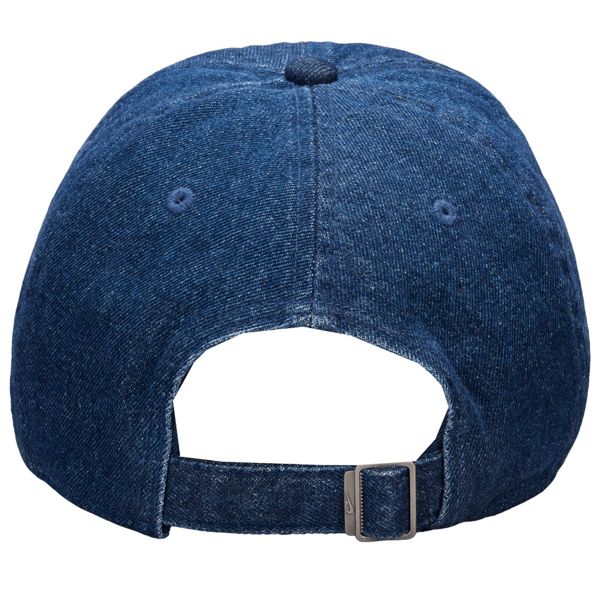 Nike Club Unstructured Denim Cap Navy Back