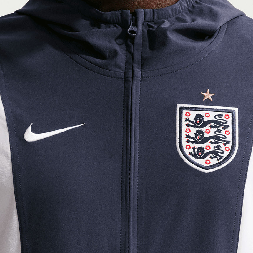 Nike England Men's Energy Woven Jacket Dark Obsidian/Blue/White Crest